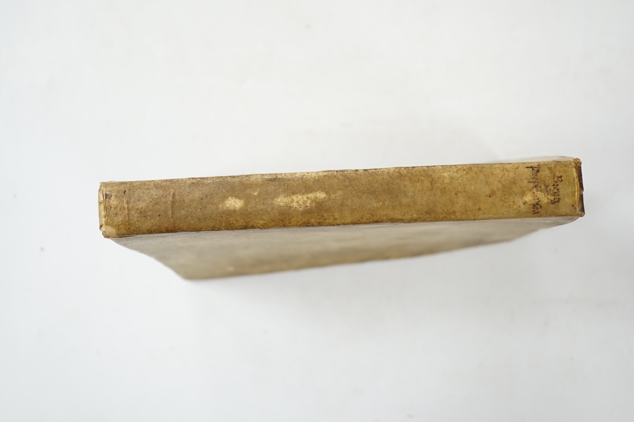 Brenz, Johannes - Der Prophet Osea, 8vo, vellum, lacking title (manuscript replacement), Johann Setzer, Hagenau, 1531